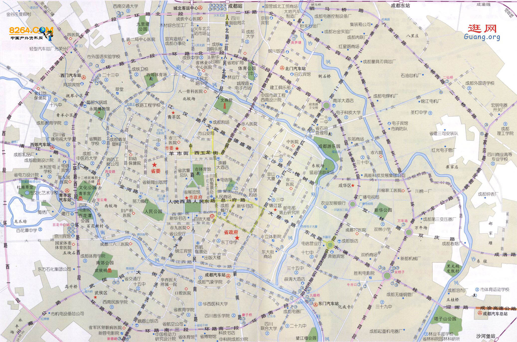 成都市最新地图全图，一张地图背后的温情故事