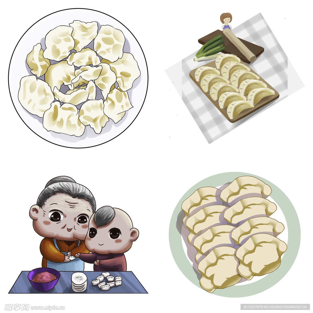二次元饺子动漫图片，探寻美食饺子的魅力